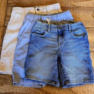 The Childrens Place Kids Denim and Khaki Shorts Bundle